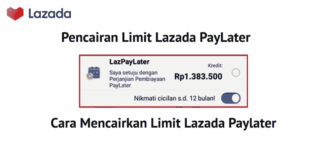 Pencairan Limit Lazada PayLater
