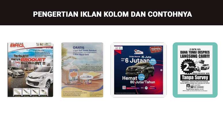 pengertian iklan kolom adalah