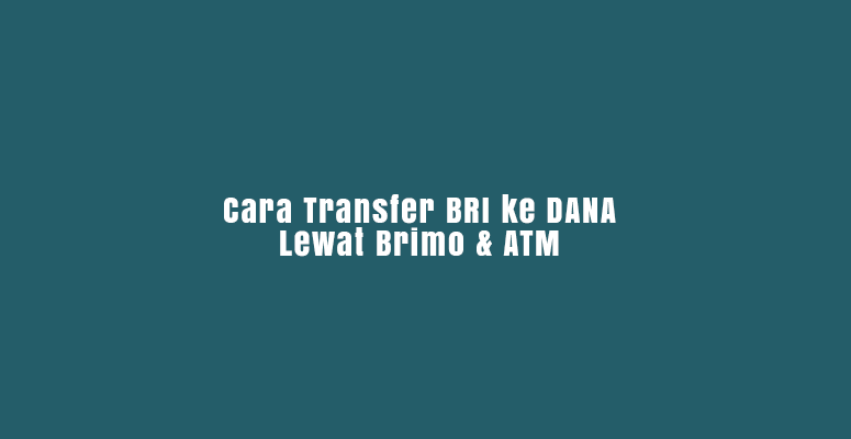 cara transfer bri ke dana
