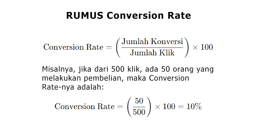 rumus Conversion Rate